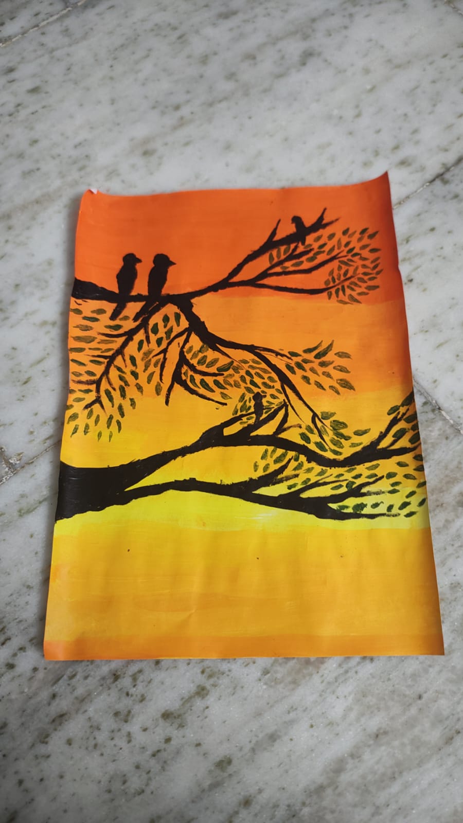 Sunset Shadow Art